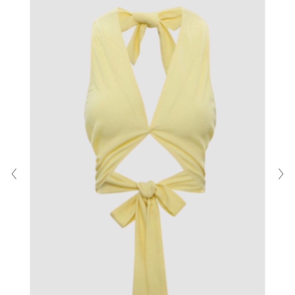 Yellow Tie Top